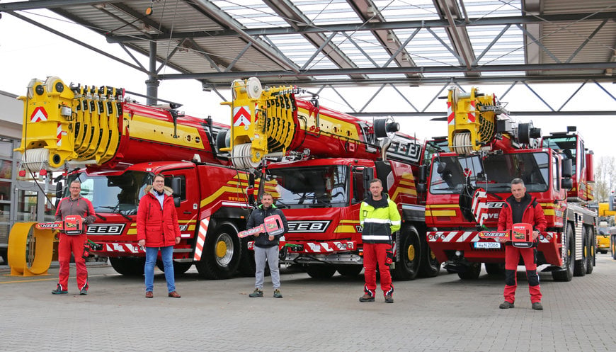 Versatile trio of Grove all-terrain cranes delivered to German company Neeb